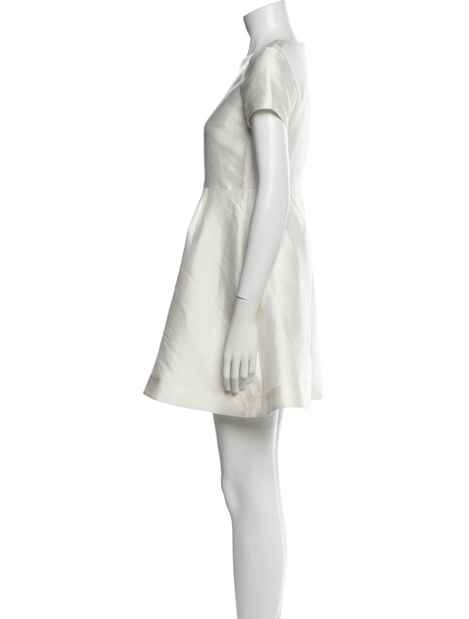 Lanvin Bateau Neckline Mini Dress